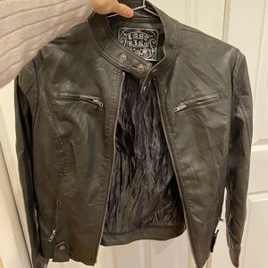 Last Kiss Faux Leather Jacket